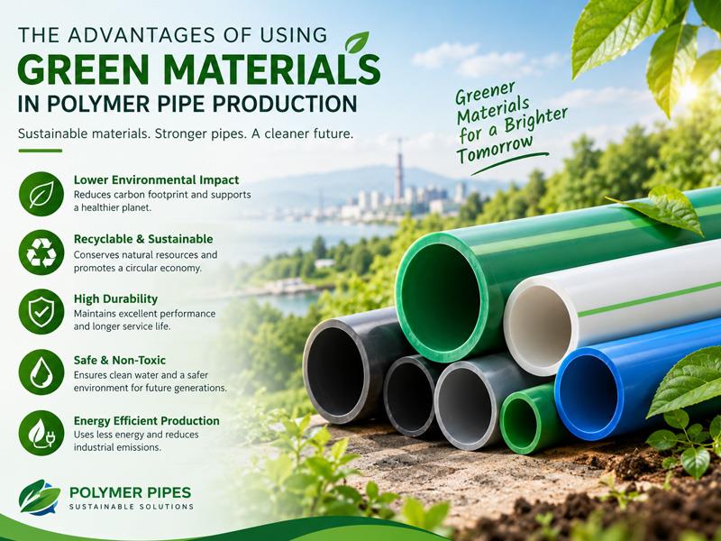 Benefits of Using Green Raw Materials in Polymer Pipe Production